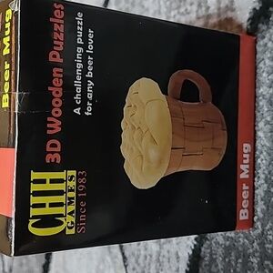 CHH 3D WOODEN BEER MUG PUZZLE DECOR
